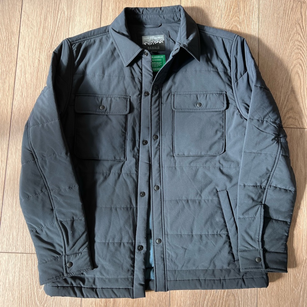 JCREW Eco Nordic shirt-jacket with PrimaLoft® - Men's Size M - Midnight Blue